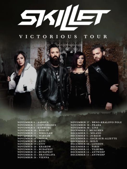 TheBlast.FM Skillet Europe Tour; Lyric / Concert Video Of Their New